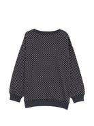 Felpa per bambina Konges Slojd Kids blu con motivo a ciliegie sul davanti KS106113 P30132 KONGES SLOJD KIDS 