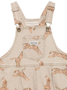 Salopette per bambino Konges Slojd beige con stampa tigre all-over KS106131 P10098 KONGES SLOJD KIDS 
