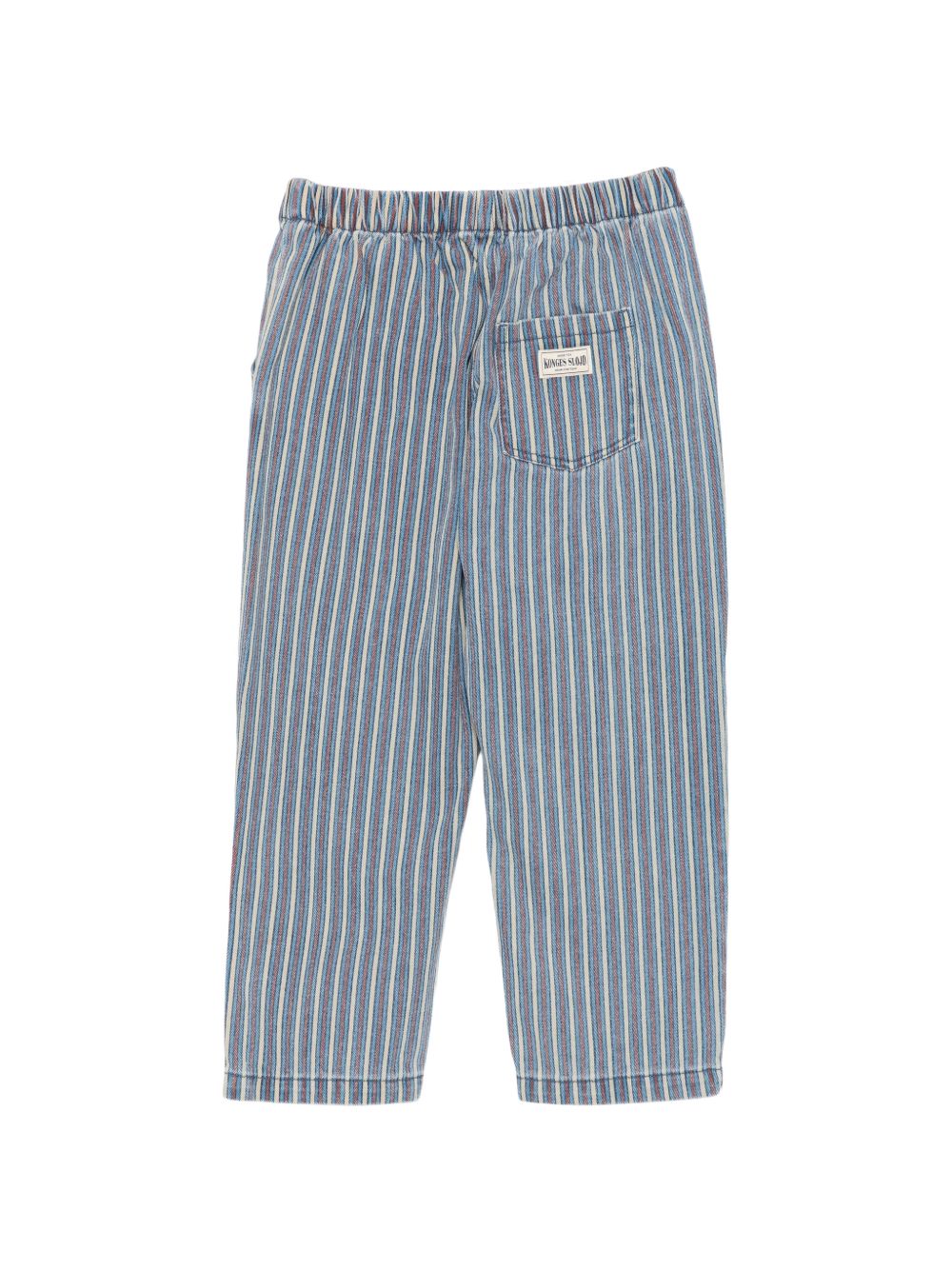 Pantaloni per bambino Konges Slojd Kids blu a righe con vita elasticizzata KS106133 P30026 KONGES SLOJD KIDS 
