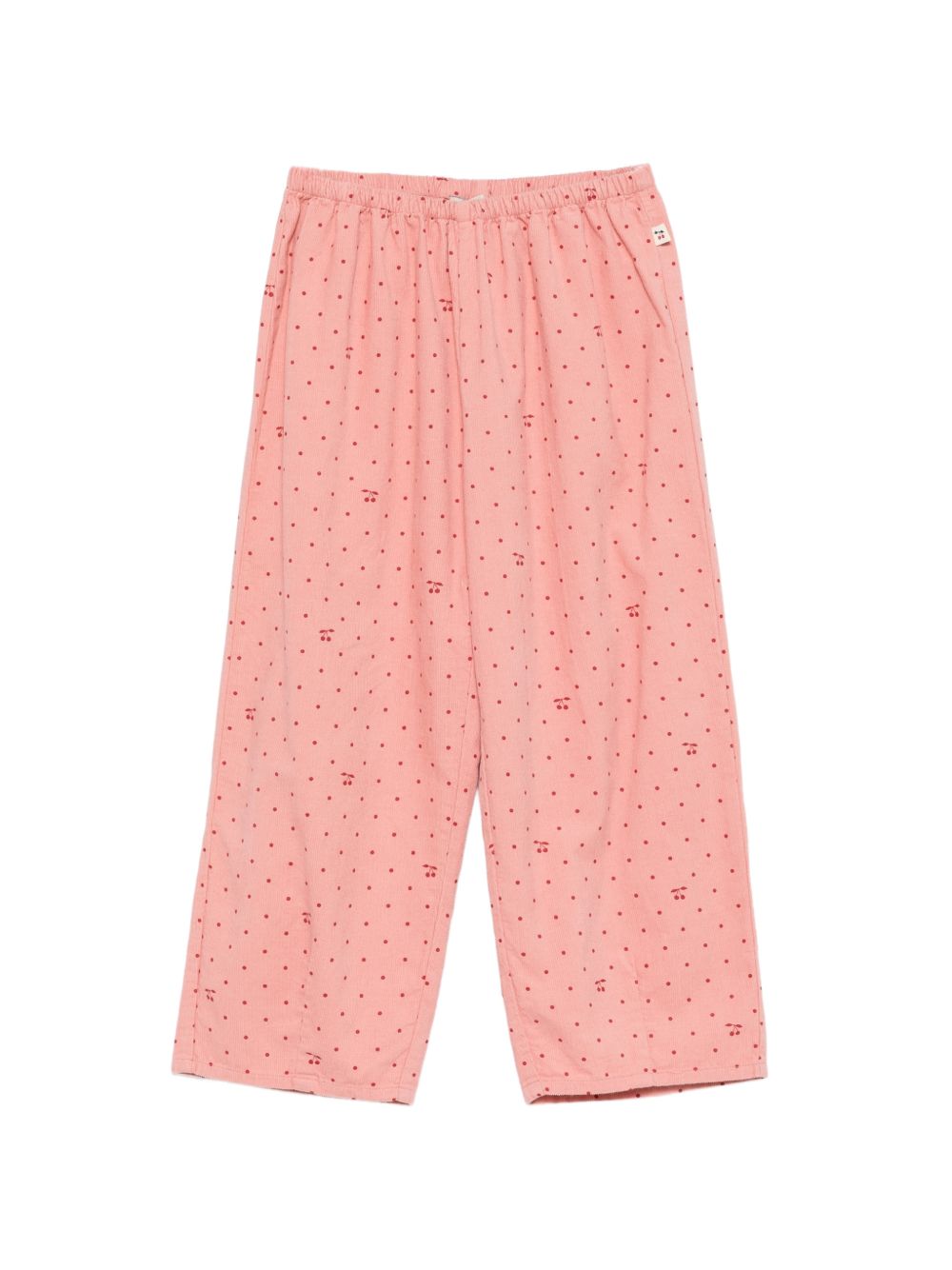 Pantaloni per bambina Konges Slojd rosacon stampa ciliegia all-over KS106147 P30137 KONGES SLOJD KIDS 