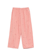 Pantaloni per bambina Konges Slojd rosacon stampa ciliegia all-over KS106147 P30137 KONGES SLOJD KIDS 