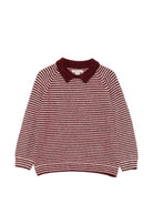 Maglione per bambina Konges Slojd Kids rosso rigato e con colletto KS106199 P25124 KONGES SLOJD KIDS 