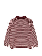 Maglione per bambina Konges Slojd Kids rosso rigato e con colletto KS106199 P25124 KONGES SLOJD KIDS 