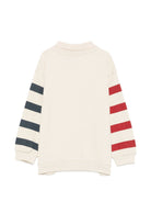 Felpa per bambino Konges Slojd beige con applicazione sul davanti KS106253 S00084 KONGES SLOJD KIDS 