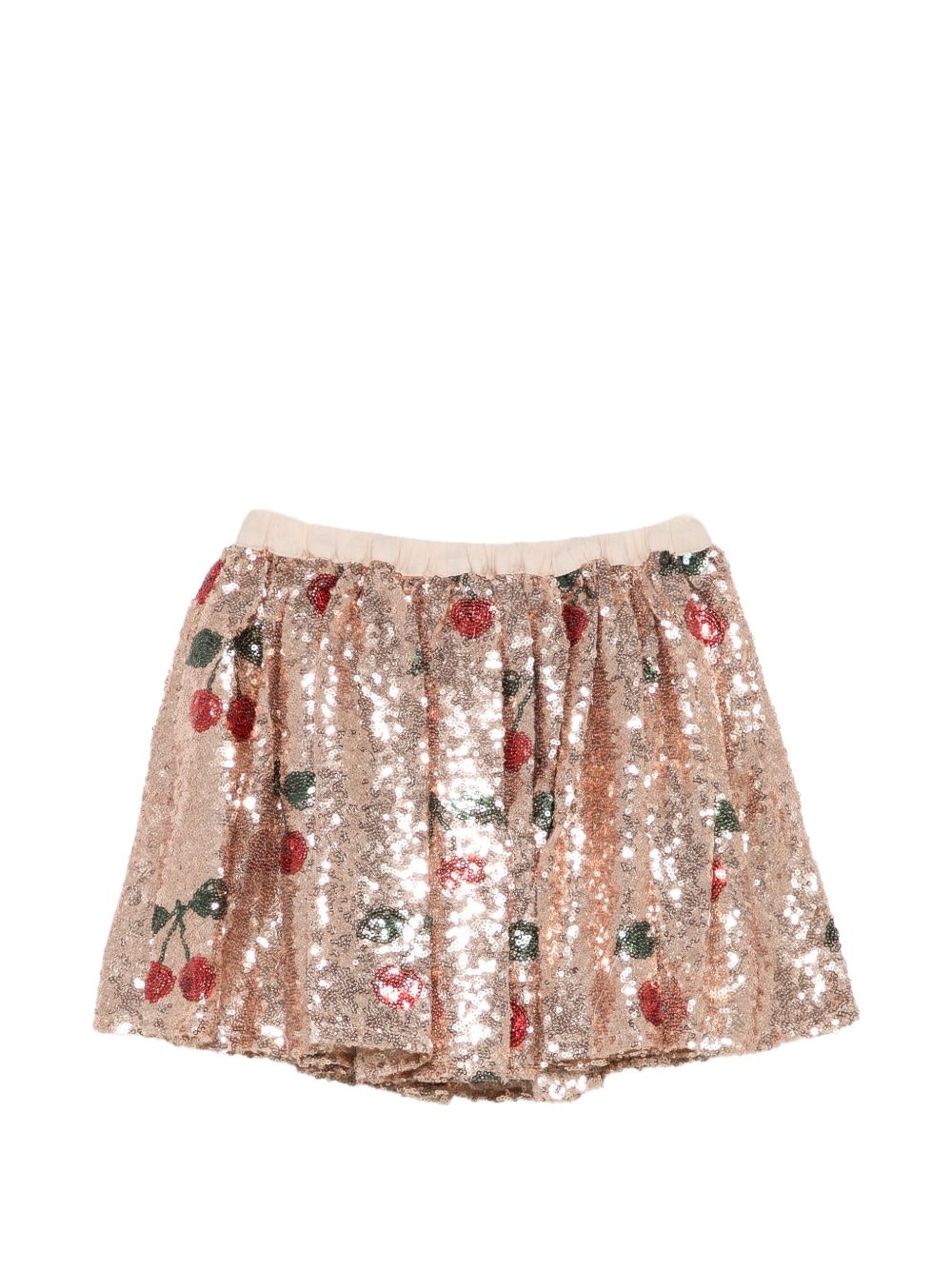 Gonna per bambina Konges Slojd Kids rosa  con motivo a ciliegie impreziosita da paillettes KS106258 P00050 KONGES SLOJD KIDS 
