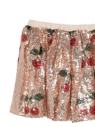 Gonna per bambina Konges Slojd Kids rosa  con motivo a ciliegie impreziosita da paillettes KS106258 P00050 KONGES SLOJD KIDS 