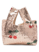 Borsa per bambina Konges Slojd Kids color oro con motivo ciliegia KS106259 P00050 KONGES SLOJD KIDS 