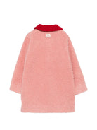 Cappotto per bambina Konges Slojd Kids rosa con decorazione a forma di cuori KS106289 S30039 KONGES SLOJD KIDS 
