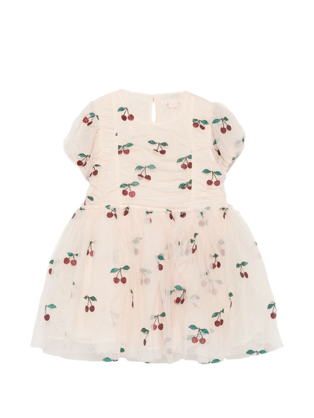 Abito per bambina Konges Slojd Kids rosa con design ciliegie glitterate KS106301 P00052 KONGES SLOJD KIDS 