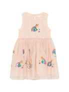 Abito per bambina Konges Slojd Kids rosa con motivo stelle KS106332 P20037 KONGES SLOJD KIDS 