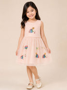 Abito per bambina Konges Slojd Kids rosa con motivo stelle KS106332 P20037 KONGES SLOJD KIDS 