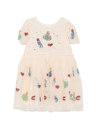 Abito per bambina Konges Slojd Kids beige in tulle KS106333 P30136 KONGES SLOJD KIDS 
