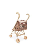 Passeggino per bambole per bambina Konges Slojd Kids rosa con motivo ciliegie KS106605 CHERRY KONGES SLOJD KIDS 