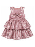 Abito Tindra per bambina Konges Slojd Kids rosa con dettaglio fiocco sul davanti KS106620 ROSE KONGES SLOJD KIDS 