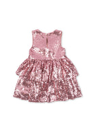 Abito Tindra per bambina Konges Slojd Kids rosa con dettaglio fiocco sul davanti KS106620 ROSE KONGES SLOJD KIDS 