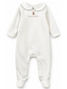 Tutina per neonati Konges Slojd Kids bianca con scritta "my first christmas" ricamata KS107961 WHITE KONGES SLOJD KIDS 