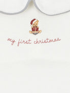 Tutina per neonati Konges Slojd Kids bianca con scritta "my first christmas" ricamata KS107961 WHITE KONGES SLOJD KIDS 