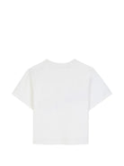 T-shirt per bambini Lanvin Kids bianca con stampa grafica N30398 117 LANVIN KIDS 