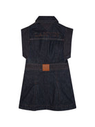 Abito per bambina Lanvin Kids denim con colletto classico N30409 Z28 LANVIN KIDS 