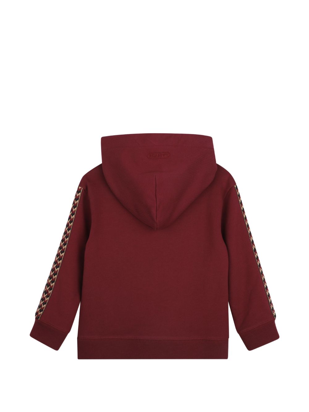 Felpa per bambino Lanvin Enfant bordeaux con ricamo logo N30423 955 LANVIN KIDS 