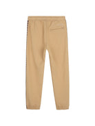 Pantaloni per bambino Lanvin Enfant beige con motivo chevron N30425 276 LANVIN KIDS 