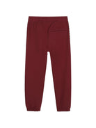 Pantaloni sportivi per bambina Lanvin Kids bordeaux con bande laterali N30425 955 LANVIN KIDS 