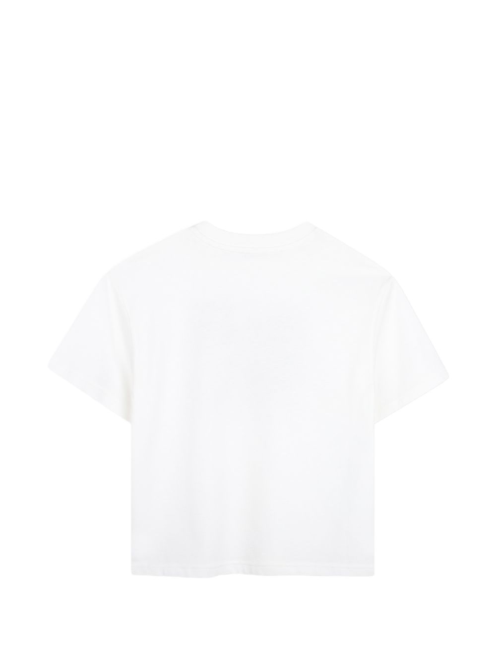 T-shirt per bambino Lanvin Kids bianca con stampa grafica sneakers sul davanti N30428 117 LANVIN KIDS 