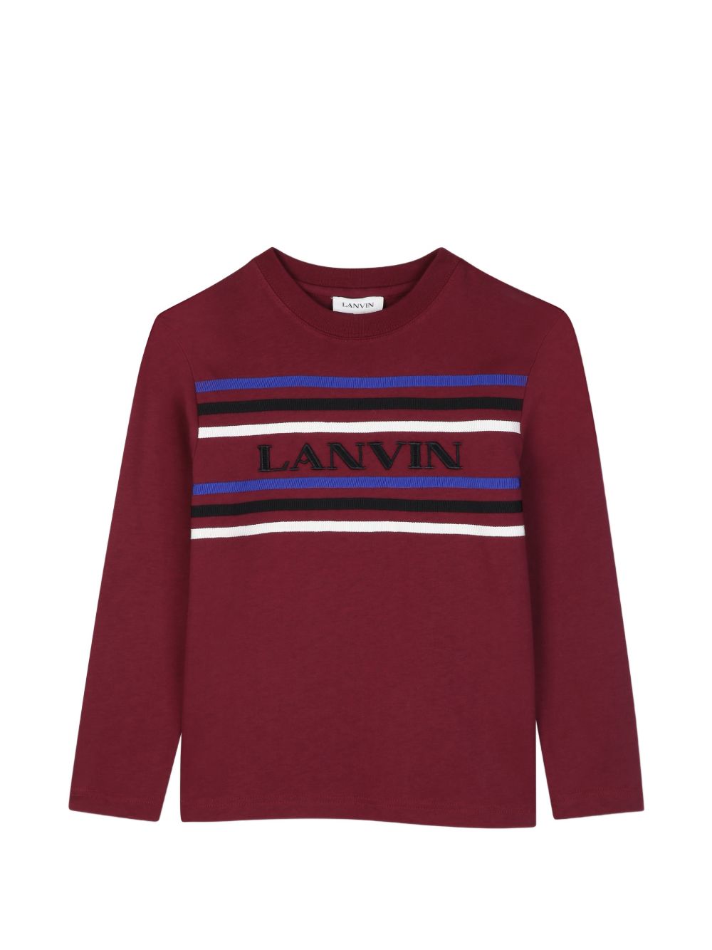 T-shirt per bambino Lanvin Kids bordeaux con stampa grafica N30429 955 LANVIN KIDS 