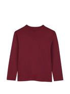 T-shirt per bambino Lanvin Kids bordeaux con stampa grafica N30429 955 LANVIN KIDS 