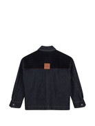 Giacca per bambino Lanvin Enfant in denim con giogo trapuntato N30433 Z28 LANVIN KIDS 