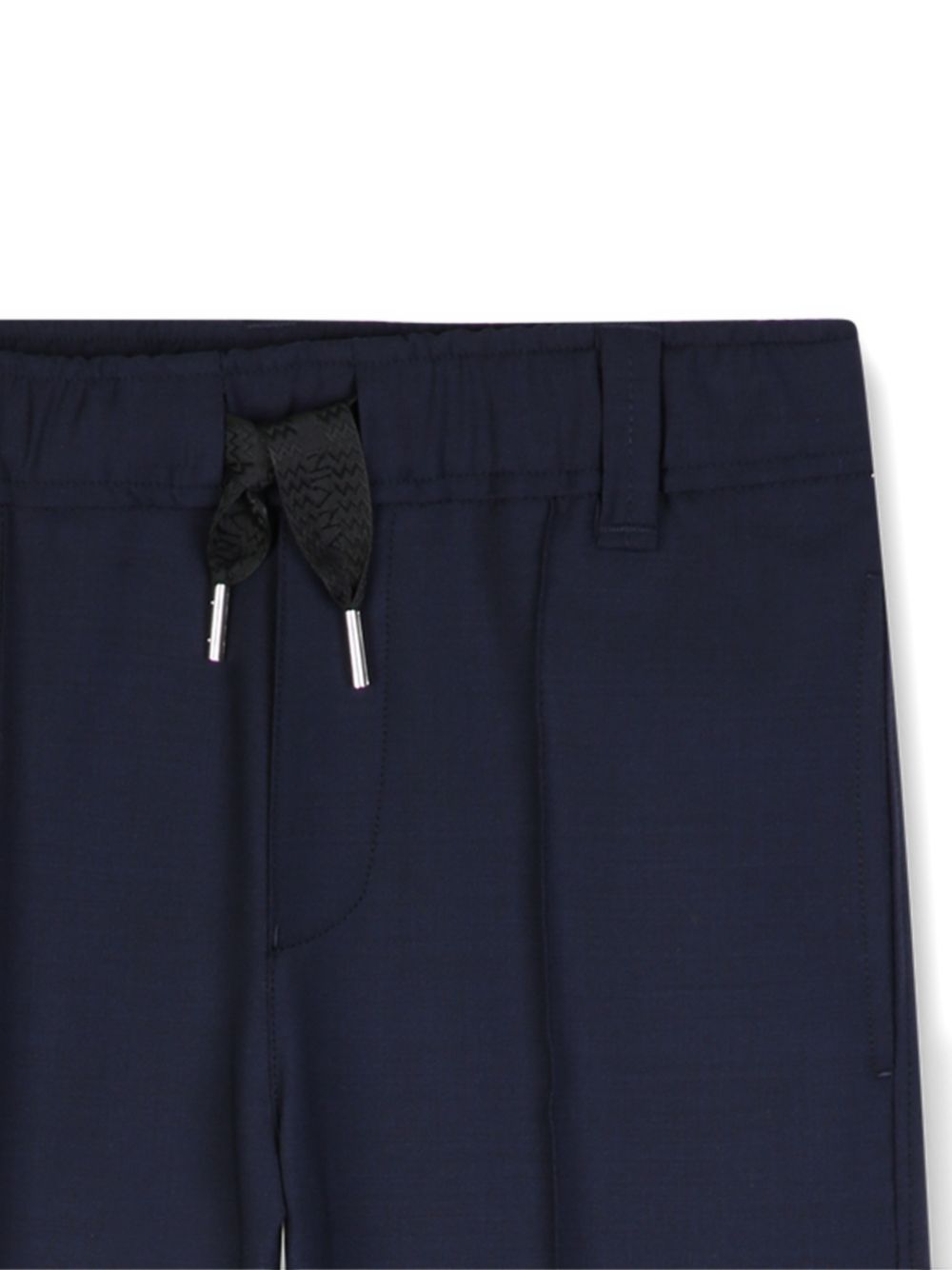 Pantaloni per bambino Lanvin Kids blu con pieghe N30441 868 LANVIN KIDS 