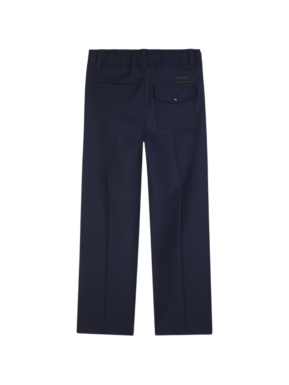 Pantaloni per bambino Lanvin Kids blu con pieghe N30441 868 LANVIN KIDS 
