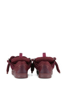 Sneakers Curb per bambini Lanvin Kids rosse con inserti in pelle scamosciata N30455 955 LANVIN KIDS 