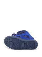 Sneakers Curb per bambini Lanvin Kids blu con finitura scamosciata N30457 80A LANVIN KIDS 
