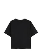 T-shirt per bambini Lanvin Kids nera con applicazione sul davanti N30480 09B LANVIN KIDS 