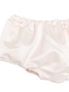 Abito per neonata La Stupenderia rosa in pizzo floreale con dettaglio fiocco 3CBAB04 X34 LA STUPENDERIA KIDS 