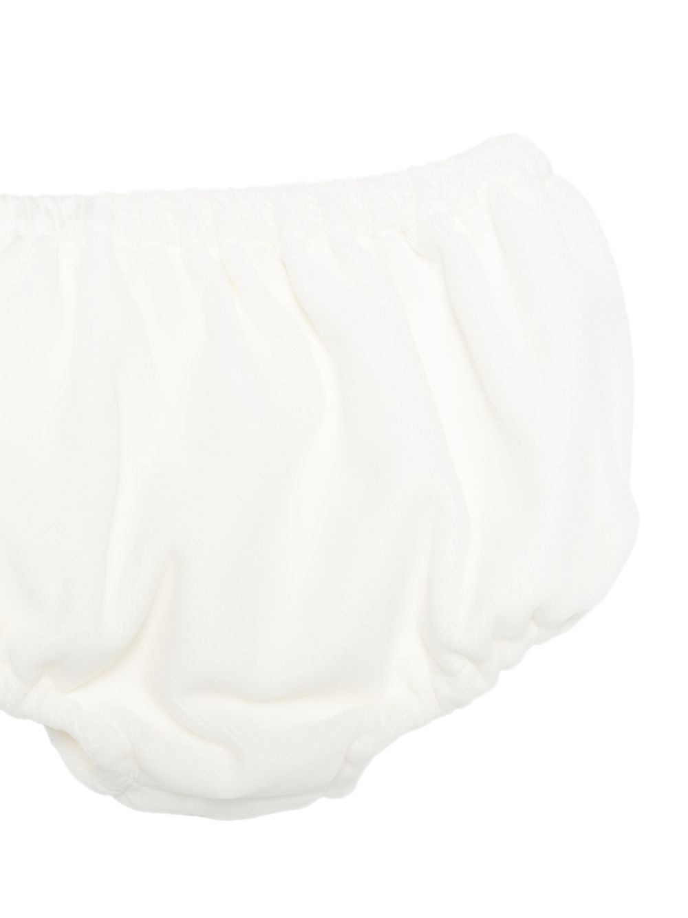 Abito per neonata La Stupenderia Kids bianco con dettaglio fiocco 3CBAB08 V02 LA STUPENDERIA KIDS 