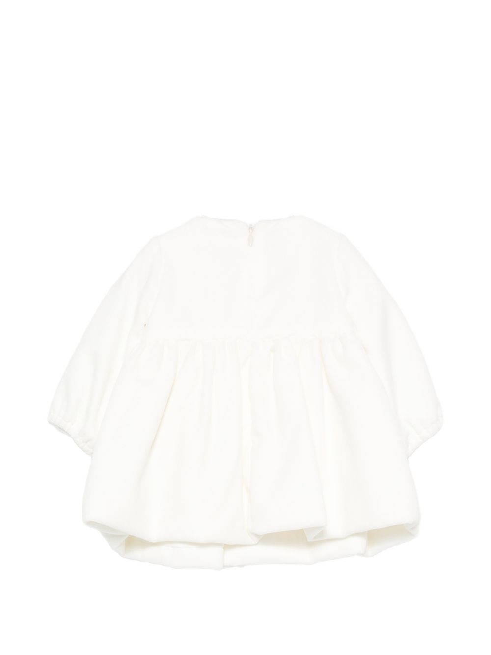 Abito per neonata La Stupenderia Kids bianco con dettaglio fiocco 3CBAB08 V02 LA STUPENDERIA KIDS 