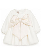 Abito per neonata La Stupenderia Kids bianco con dettaglio fiocco 3CBAB08 V02 LA STUPENDERIA KIDS 