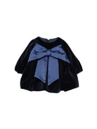 Abito per neonata La Stupenderia Kids blu navy con dettaglio fiocco 3CBAB08 V46 LA STUPENDERIA KIDS 