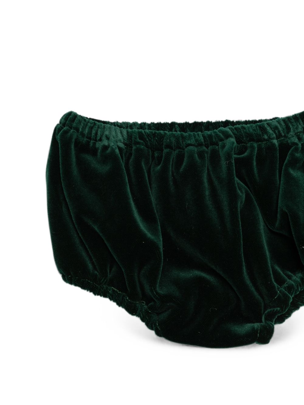 Abito per neonata La Stupenderia Kids verde scuro con dettaglio fiocco 3CBAB08 V80 LA STUPENDERIA KIDS 