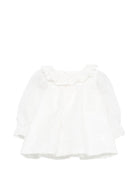 Abito per neonata La Stupenderia Kids bianco con ruches 3CBAB10 X34 LA STUPENDERIA KIDS 
