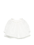 Abito per neonata La Stupenderia Kids bianco con motivo in pizzo a fiori 3CBAB10 X35 LA STUPENDERIA KIDS 