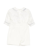 Tutina per neonato La Stupenderia Kids bianca con bottoni ed elastico in vita 3CBPG01 V02S15 LA STUPENDERIA KIDS 