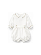 Tutina per neonato La Stupenderia Kids con rifiniture a contrasto 3CBPG01 V02S65 LA STUPENDERIA KIDS 