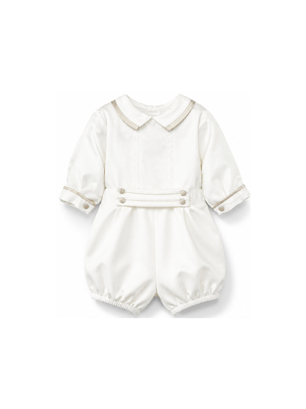 Tutina per neonato La Stupenderia Kids con rifiniture a contrasto 3CBPG01 V02S65 LA STUPENDERIA KIDS 