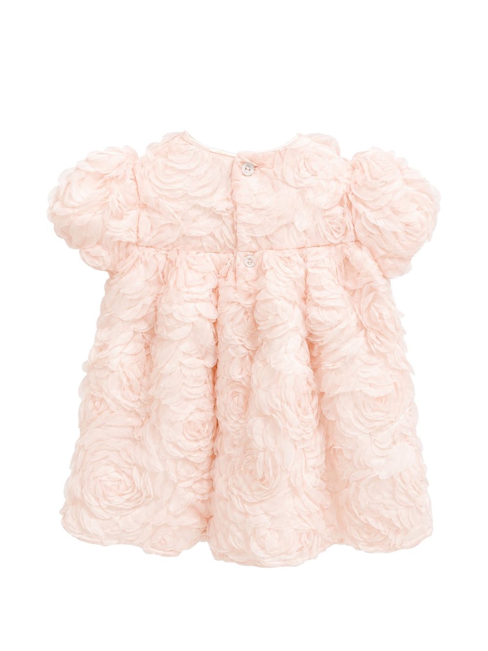 Abito elegante per neonata La Stupenderia Kids rosa con applicazione a fiori 3CCAB22 X38 LA STUPENDERIA KIDS 