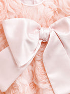 Abito elegante per neonata La Stupenderia Kids rosa con applicazione a fiori 3CCAB22 X38 LA STUPENDERIA KIDS 