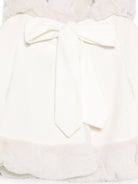 Mantella per neonata La Stuoenderia Kids bianca cond ettaglio fiocco 3CCGB26 H32 LA STUPENDERIA KIDS 