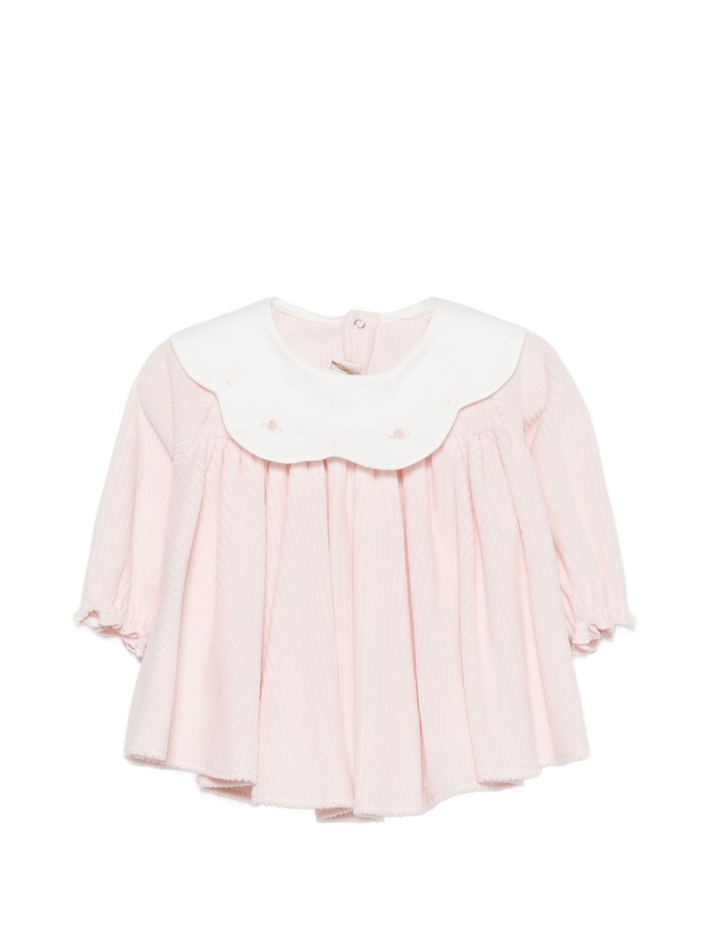 Abito per neonata La Stupenderia Kids rosa con colletto con orlo a smerlo 3TBAB04 M52 LA STUPENDERIA KIDS 